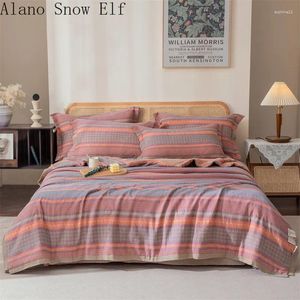 Sets de ropa de cama 2024 Cotton Beauty Home Baty Cuber Bedera de lámina plana para adultos Edredom King Regalo Gray Summer