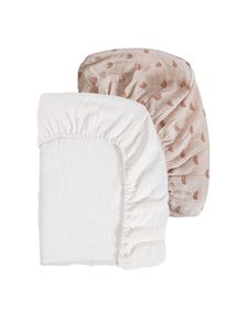 Ensembles de literie 2pcsset Boho neutre arc-en-ciel mousseline matelas draps de berceau coton drap de bébé pour filles et garçons 231011