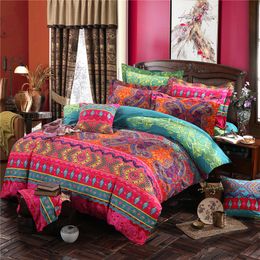 Beddengoed stelt 3D Boheemse beddengoedset boho mandala bedbladen dekbeddeksel met kussensloop koningin king size bed linnen kwaliteit zachte sprei 220908