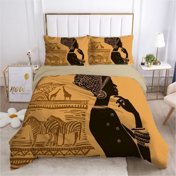 Ensembles de literie 3D linge de lit de luxe couverture feuille de couverture euro 2 0 1 5 famille pour la maison literie 7 pièces femme indienne 221206