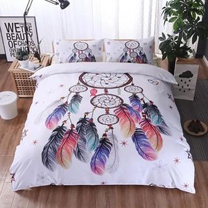 Beddengoed stelt 40 Custom Wind Chimes 3D Quilt Cover en hoofdsteun set Home Textiles Three-Dief No Sheets