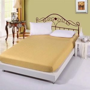 Juegos de cama 50 3 PCS Casa de almohada de hoja de color sólido sólido de alta calidad con cuatro esquinas cubierta del colchón elástico