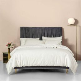 Juegos de cama Juego de cama de algodón egipcio de 600 hilos Funda nórdica de primera calidad Funda de ropa de cama RU EUROPE Queen King Size Sábana ajustable Z0612