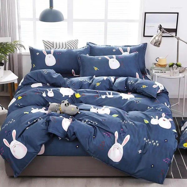 Sets de ropa de cama Conjunto de patrones de algodón de aloe