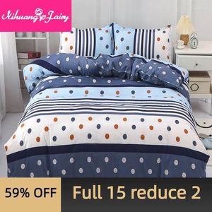 Sets de ropa de cama Bed Home Textile de cuatro piezas Doble Single Quilt Cover 1.5m Estudiante Dormitorio de almohada de tres piezas