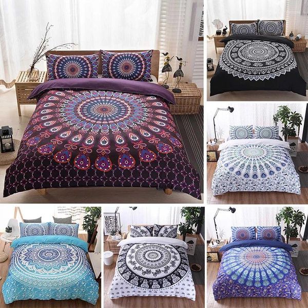 Juegos de cama bohemio set duddorcuente para el hogar size gemelo king cama 2 personas colch de almohada nórdica 150 pares de lujo textil individual