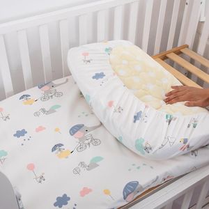 Beddengoed sets geboren babybed linnen elastisch gemonteerde plaat katoen waterdichte wieg wieg mang matras coverbeschermer baby's accessoires 230301