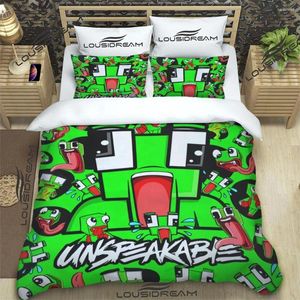 Beddengoed Sets Cartoon Grappig Spelen Unspeak.able Set Slaapkamer Zachte Spreien Voor Bed Comfortabel Dekbedovertrek Dekbed En Kussensloop