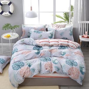 Beddengoed Sets Comfort voor Thuis Kit Schattige Bedbladen Zomer Bedspread 150 Set Linnen Dekbedovertrek