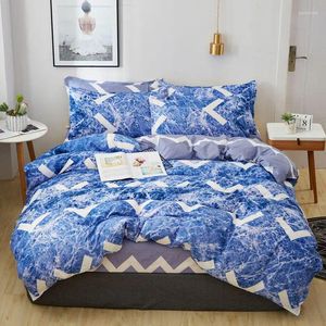 Beddengoed sets dekbed set bloemenpatroon mode comfort bedlinnen dekbedoverkap kussensloop lineblader 3/4pcs king twin size