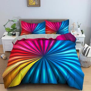 Beddengoedsets coverset voor kinder volwassenen fractale kunst dekbed abstract kunstwerk luxe quilt swirl dekbed