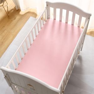 Juegos de cama Cuna Sábanas ajustables 130cm70cm Poliéster Suave Cama de bebé Fundas de colchón Estampado nacido Niño Conjunto Niños Mini Cuna Sábana 230301