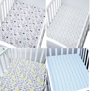 Ensembles de literie Draps de berceau Convient pour les bébés et les tout-petits dans l'ensemble de literie Muslinlife Coton Crib Mattress Protector Drap de lit bébé pour lit de bébé Taille 230309