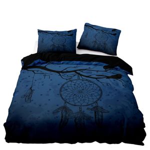 Juegos de cama Dream Catcher Pattern Funda nórdica Cama Gothic Set 240x220 Para doble individual con funda de almohada