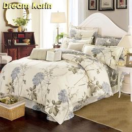 Beddengoed sets droom Karin pastorale bloemen set thuis slaapkamer dekbed dekbed cover maat enkele dubbele dubbele king