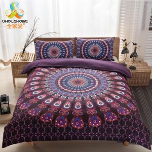 Ensembles de literie en couvrette de lit de lit de lit de lit de lit chinois polyester réactif décoration chambre maison 3 pcs