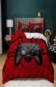 Ensembles de literie Couverture de couette pour garçons Controller Quilt Kingqueen Size Cool Gamepad Set Kids Teen Modern L2210256371872