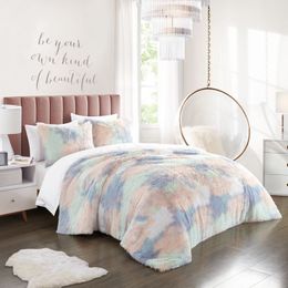 Beddengoedsets Imitatiebont Regenboog Pastel Dekbedset Twin XL Pastel Bedset Sets Dames Dekbedovertrek Juego de Cama Full 230926