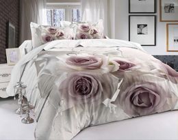 Juegos de ropa de cama Conjunto de cubierta de dudas nórdicas floral