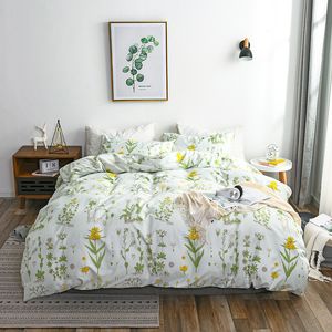 Juegos de ropa de cama Juego de cama Queen con estampado floral, suave y cómodo, juego de funda nórdica doble individual, fundas de edredón con estampado de flores tamaño King, sin sábanas 230923