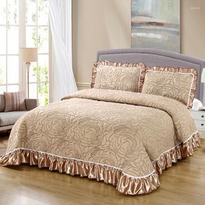 Beddengoed sets hoogwaardige comfortabele quilten zomer quilt katoenen beddenspread kussensloop 3 stks dekens 230x245cm/245/265 cm beddeksels#SW