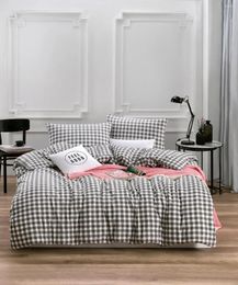 Ensembles de literie de haute qualité et de lits confortables de haute qualité avec drap de lit coffre d'oreilleur de couette 3 / 4pcs taille de la famille