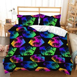 Ensembles de literie Hip Hop Magic Plant Fashion Decoration Girl Girl Set Luxury Hevet 200x200 lin lin lin lin linghes pas de drap