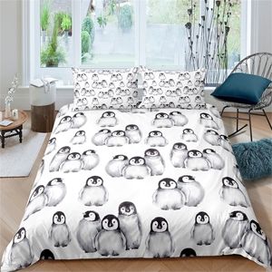 Conjuntos de ropa de cama Textiles para el hogar Juego de funda nórdica con estampado de lujo 23 piezas Funda de almohada Juego de cama para niños Queen y King Size 220924