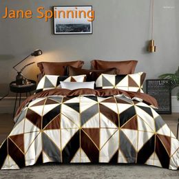 Conjuntos de ropa de cama Jane Spinning King Duvet Set Geometry Geometry Comporter 200x200 QQ05#