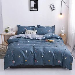 Bedding sets kits inclusief Eiderdown-quiltafdekkingen en kussensloop dubbele king-size single leds lakens blad