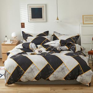 Beddengoed sets Kuup Cartoon Set Luxe Zachte Queen Size Dekbed Sets van Hoeslakens Beddengoed 220 240 Nordic Cover 230802