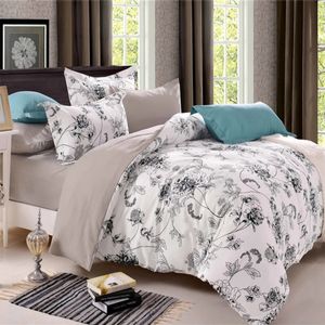 Ensembles de literie Style minimaliste moderne | Ensembles de literie comprenant une housse de couette, drap de lit, taie d'oreiller, ensembles de couette en lin 231010