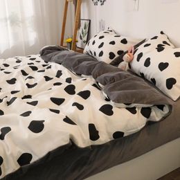 Sets de ropa de cama Nordic Winter Set Algodón Soft Simple Simple Conforter Camilla de cama Twin Bedroom ROPA DE CAMA Home Textil