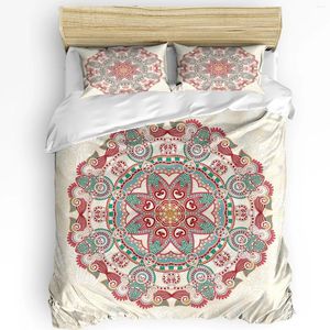 Conjuntos de ropa de cama Paisley Flower Mandala Set 3 unids Niños Niñas Funda nórdica Funda de almohada Niños Adulto Edredón Cama Doble Textiles para el hogar