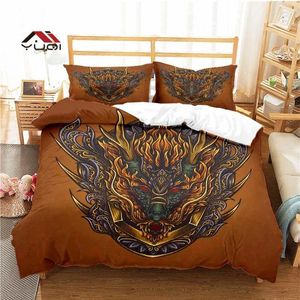 Ensembles de literie Punk Animal Pattern Coupet Set pour adulte Kids Bed Bed Counter 10 Tailles