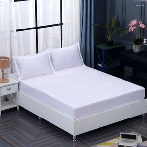 Ensemble de literie pure drap de lit blanc matelas ménage protecteur de qualité couvre à poussière