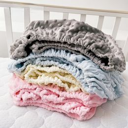 Juegos de cama Suave y cálida Sábana de bebé Juego de cama de cuna para niños Niños Colchón de burbujas Cama de bebé Cubierta de lino Manta Sabanas de invierno 230309