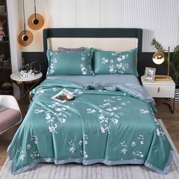 Beddengoed sets zomerdeken dekbed ijs zijden koel dunne quilt quilt beddening dekbed wasbaar wasbaar airconditioning quilt beddengoed set 230427