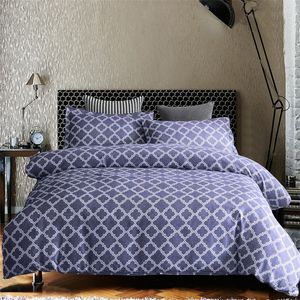 Ensembles de literie trois pièces Style moderne Twin Full King Queen Size géométrique abstrait housse de couette taie d'oreiller édredons fournitures en Stock