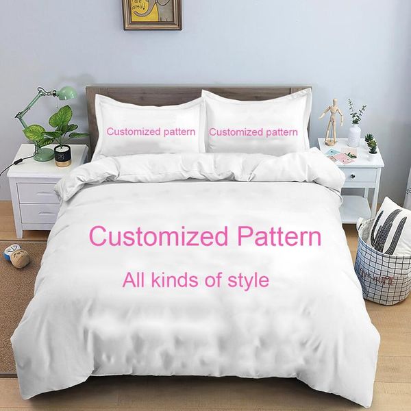 Juegos de ropa de cama tres cubiertas de colchas de almohada Producción de sábanas para el hogar Kit de sombrero de cama 90 gramos lana de lana