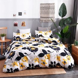 Beddengoed sets twin size quilt cover kussensloop 3pc set herfst winter dekbed dekbeduizend dekbed s parure de lit 2 personnes 221116