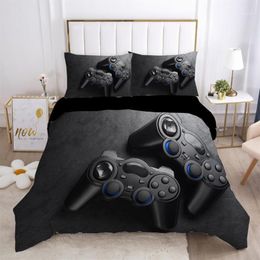 Ensembles de literie ZEIMON Moderne Technologie Tendances Gamer Ensemble Pour Enfants Adultes Gamepad Housse De Couette Couette Hippie Nordic Bed Covers226O