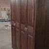 Meubles de chambre chinois en bois massif storagecloset à quatre portes de chambre à coucher grand placard avec portes opposées