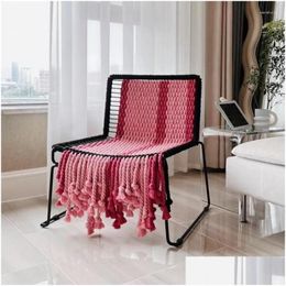 Meubles de chambre à coucher Nordic Nordic Ins Sofa Garden Chaise de jardin pour les jours paresseux au soleil - Perfect Balcony Patio ou Lawn relaxation Iron A DHRD7