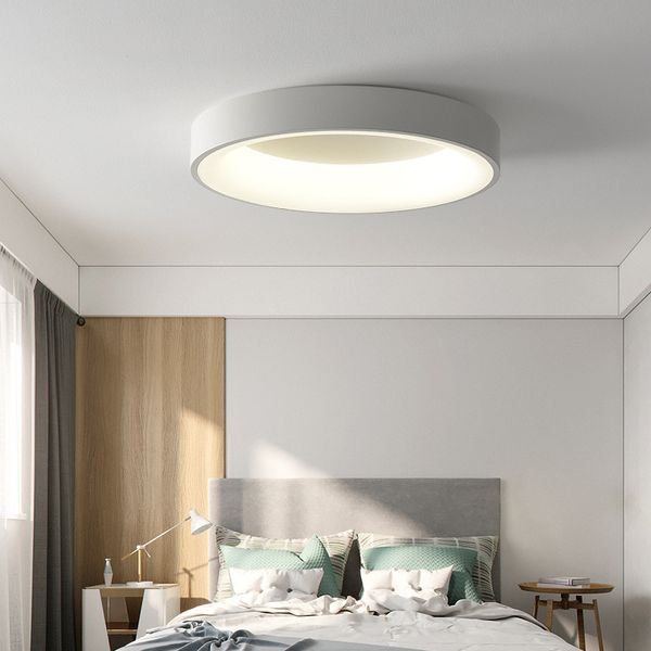 Lampe de chambre plafonniers chambre moderne minimaliste nordique 2022 nouvelles lumières de la chambre principale de la salle à manger ronde minimaliste