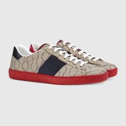 Bee Ace Sneakers Vrijetijdsschoenen Damesschoen Sporttrainers Ontwerper Tijgers Geborduurd Zwart Wit Groen Strepen Ace-serie Heren Dames canvas sport a1