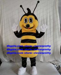 Bee Honeybee Mascot Costume Wasp Hornet Vespid Bumblebee Bombus Adulto Personaje de dibujos animados Grad Night Keep As Souvenir zx2963