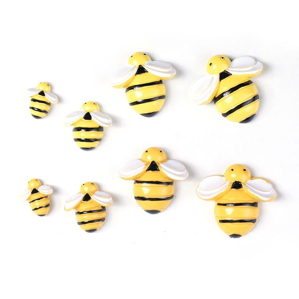 Miniatura de abeja, Mini artesanía en miniatura, jardín de hadas, decoración del hogar, casas, Micro decoración de paisajismo, venta al por mayor, 1223981
