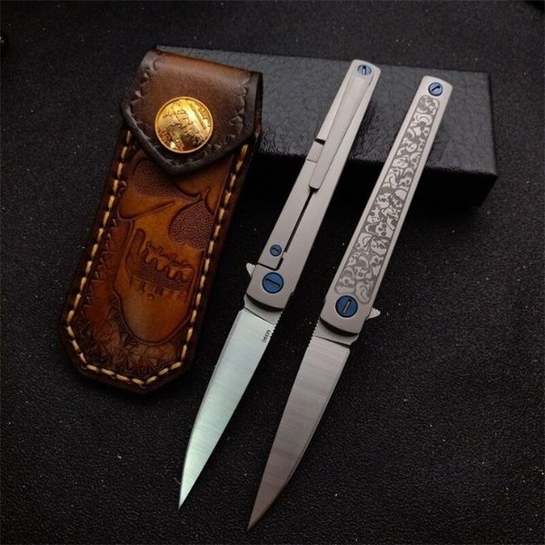 Bee MS3 Pocket pliing couteau M390 Blade TC4 Titanium Alloy Gande Tactical Camping Fishing Hunting Edc Survival Tool Couteaux A3107