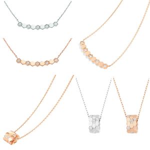 bijenketting hart kettingen moissanite sieraden mannen 18K opkomst goud zilveren kettingen vrouwen tennis ketting roestvrij stalen sieraden bruiloft cadeau gratis verzending